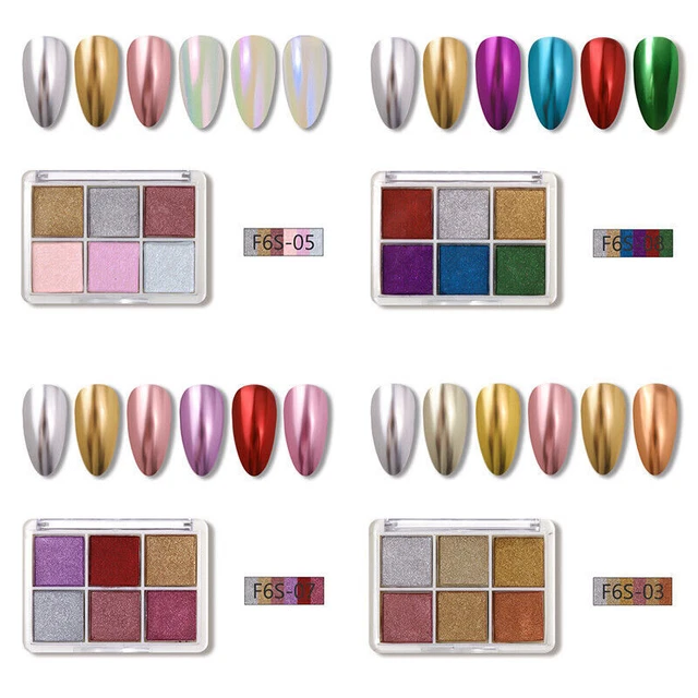 Nail Glitter Decorations Accessories Solid Mirror Aurora Nail Art Polish Pigment