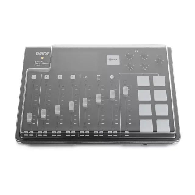 Mixware Decksaver Rode Rodecaster Pro Polycarbonate Protective Cover, Smoked