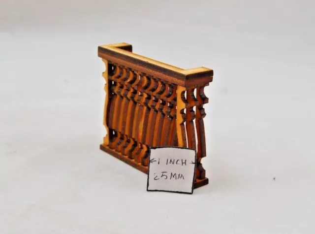 Balcony - dollhouse miniature 1:12 scale USA made #2507