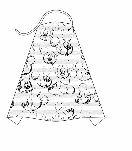 Disney Mickey Mouse Best Apron Cover Up for Breast Feeding Babies