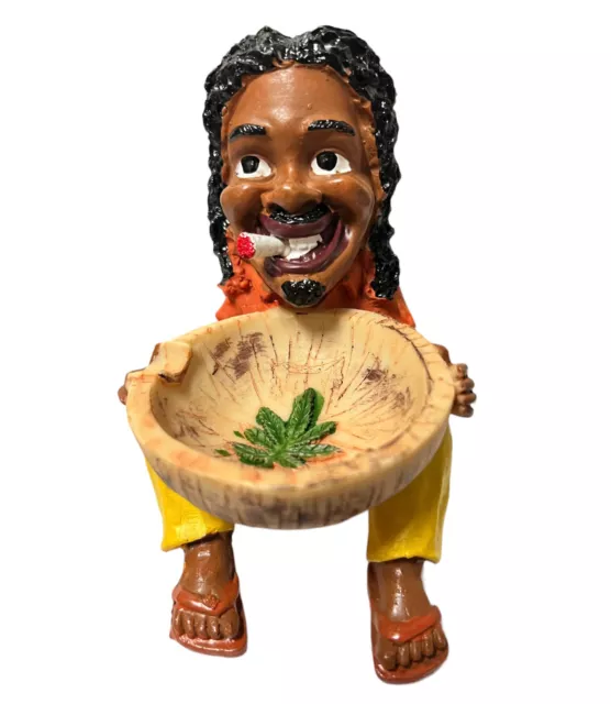 1 X Rasta Man Jamaican Ashtray with box Gifted Item UK Seller Free Delivery