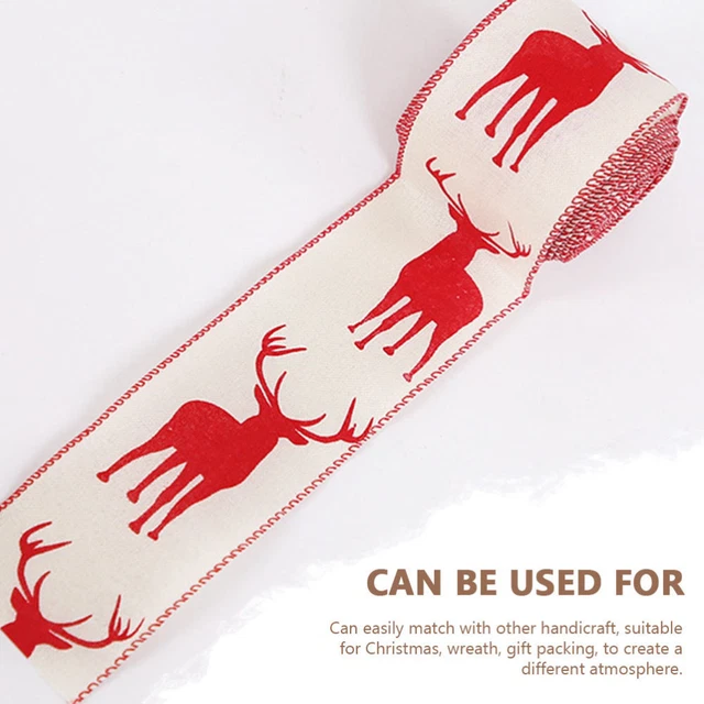 3 rollen von Weihnachten Diy Bänder Geschenk Verpackung Bänder 8