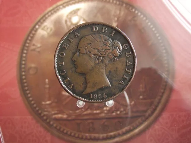 Great Britain Victoria Half Penny 1854