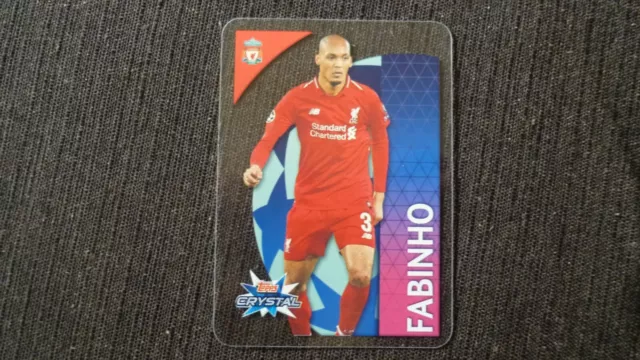 Card Topps Crystal Champions League 2019/2020 Fabinho Liverpool # 53 Mint