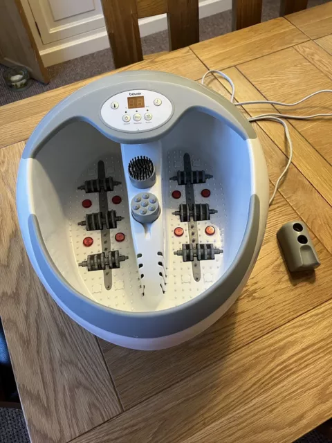 Beurer FB50 Luxury Foot Bath Spa with Water Heater + Bubble & Vibration Massage