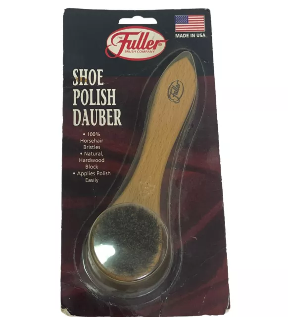 Vintage The Fuller Brush Company Shoe Polish Dauber 100% Horsehair Bristles