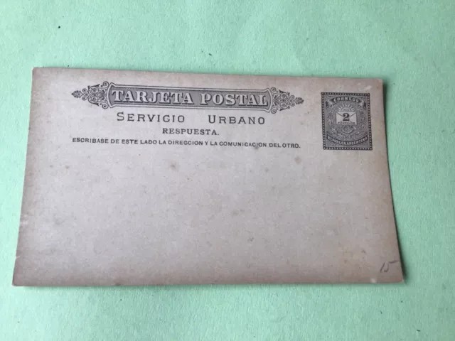Argentina unused Early  postcard stamps card Ref 53356