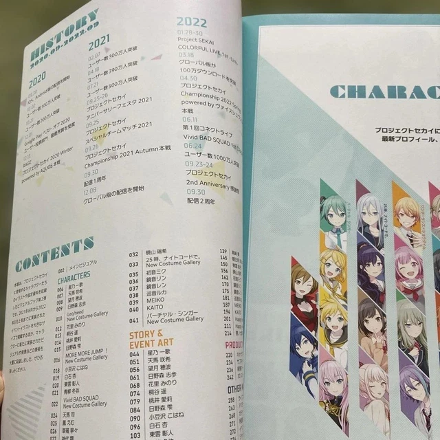 PROJECT SEKAI COLORFUL Stage Official Visual Fan Book Vol.2 Character ...