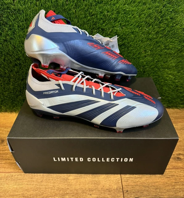 ADIDAS PREDATOR ROTEIRO Elite Tongue FG Football Boots Indigo Red UK 12 ...
