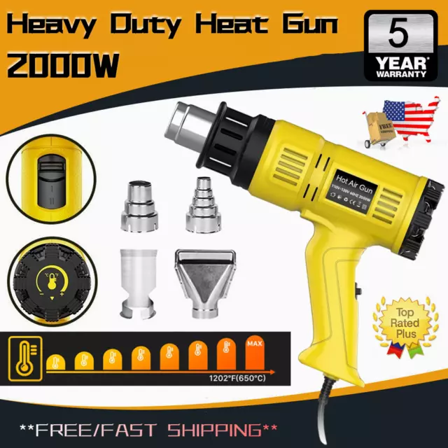 2000W Heavy Duty High Performance Industrial Heat Gun ,fast heating hot air gun