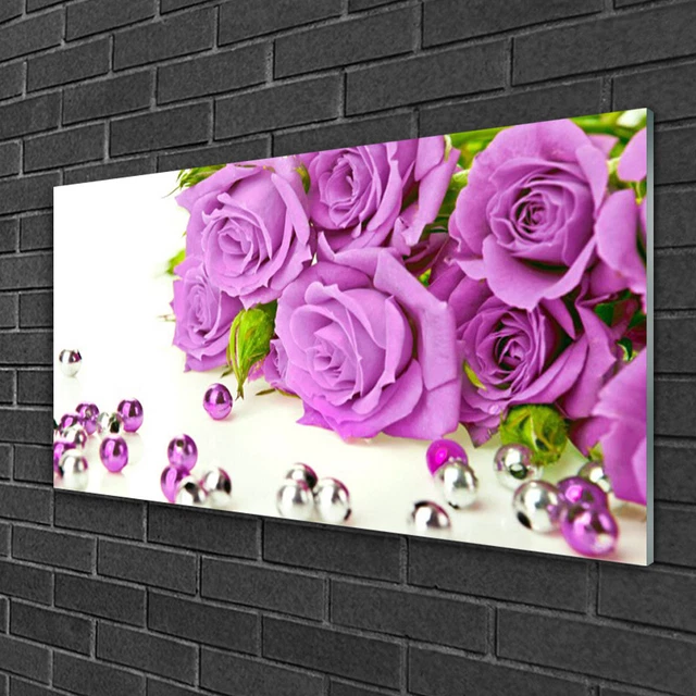 Tableau Sur Plexiglas® – Impression 100x50 Cm – Floral Fleurs – Tulup