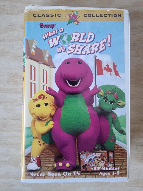 BARNEY - WHAT a World We Share VHS 1999 Classic Collection Never Seen ...