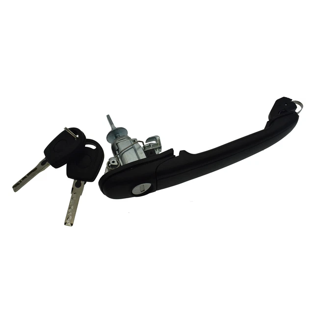 Front Left Exterior Door Handle w/ Lock Barrel Keys For FORD GALAXY VW Beetle