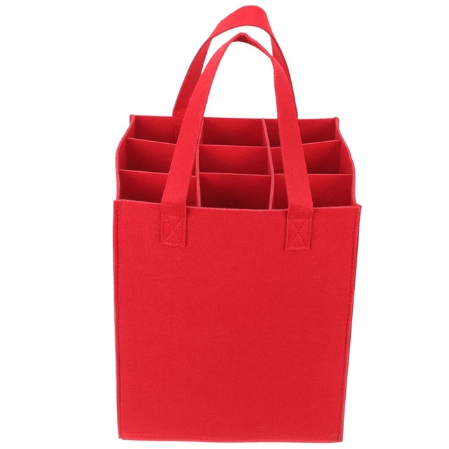 Almacenamiento Vacaciones Llevar Bolsa de Vino Decorativa Bolsa de Cerveza para Llevar Fiesta