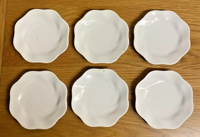 Vintage Coalport Miniature - White Porcelain - 20 Piece Service - Cups & Saucers 3