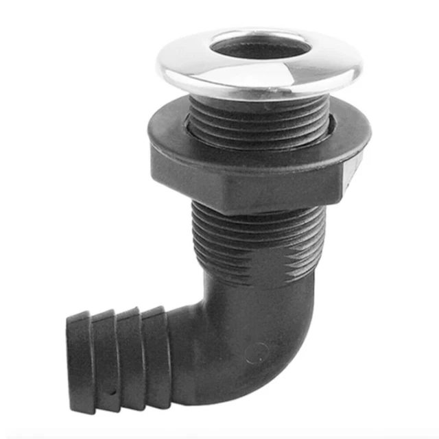 Pompe Assèchement Fixation Acier Inoxydable Tête 1pcs / Bateau Bilgethru Elbow