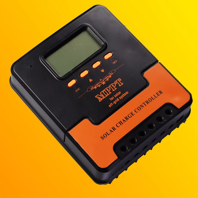 Regolatore di carica solare MPPT 12 V/24 V controller fotovoltaico 50 V/100 V 20 A/40 A/60A 0% IVA