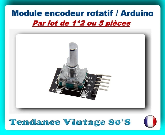 LOT DE 1*2 Ou 5 Module Encodeur Rotatif / Compatible Arduino *** EUR 4 ...