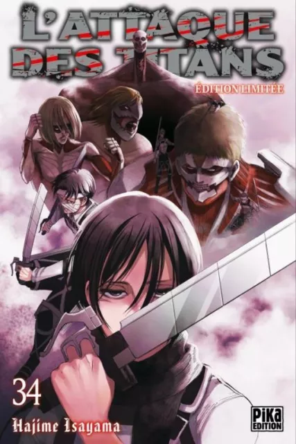 Attaque des titans SNK 34 édition limitée neuf sous blister scellé