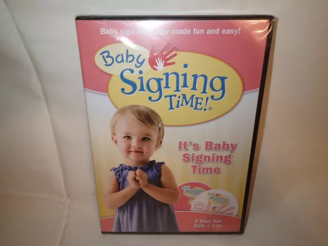 BABY SIGNING TIME Volume 1 Baby Sign Language Training DVD 2-Disk Set ...