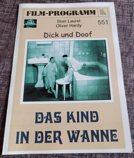 FDK-Filmprogramm: STAN LAUREL & OLIVER HARDY im Film "Das Kind in der Wanne"#326
