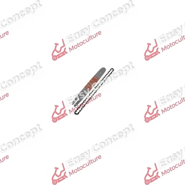 Guide + Chaîne Neuf Pour Tronçonneuse - Compatible Husqvarna, Dolmar, Echo Etc. - Lot De 10 - 35cm - France