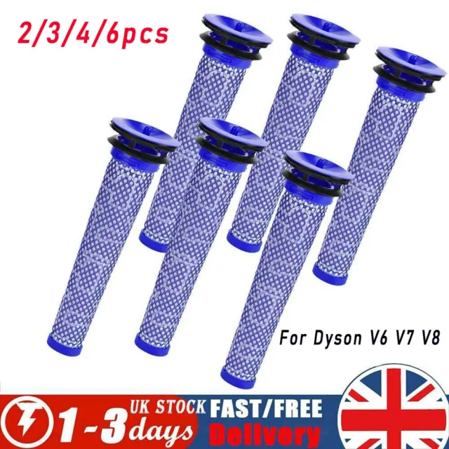 Replacement Filter For Dyson V6 V7 V8 Animal Absolute Cordless Vacuum Cleaner UK