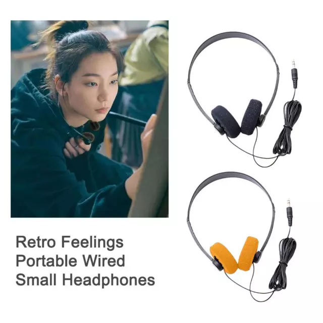 Cuffie Musica MP3 Walkman Retro Feelings Cuffie Portatili Piccole O0P6