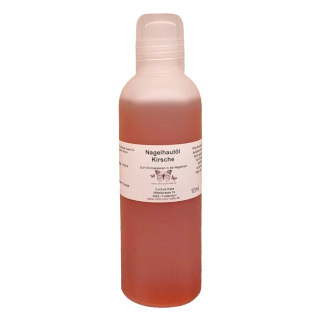100 ml olio per unghie olio per cuticole ciliegia ciliegia. Cura e protezione. Bottiglia di ricarica