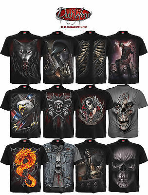 Spiral Direct NEW 2015 Skull/Dragon/Reaper/Rock/Biker/Skeleton/Goth/T shirt/Top