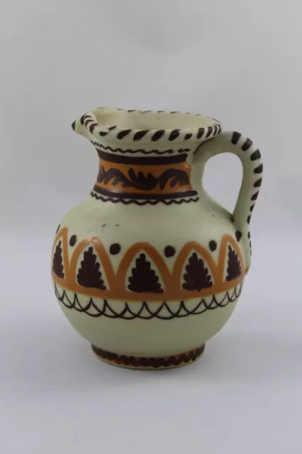 Antigua Jarrita de ceramica PUENTE DEL ARZOBISPO firmada LAT. Altura 12cm