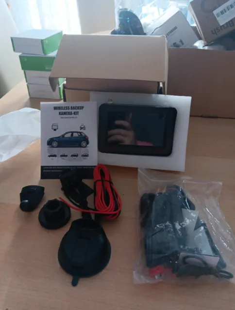 Auto Backup Kamera Monitor Kit Wireless Rückfahrkamera 4.3'' Neu Für Das Auto