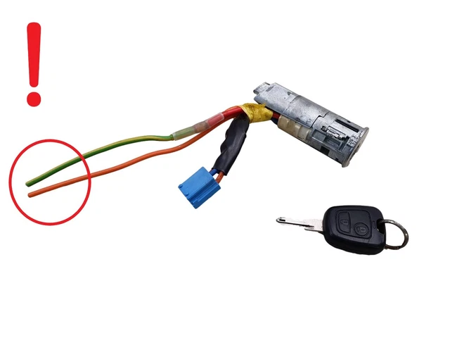 Commutateur D’allumage N0501539 4162Z1 Peugeot 206 Valeo 1001