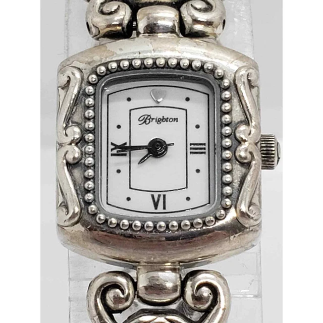 Orologio decorativo da donna Brighton. Orologio da lavoro piccolo con accenti neri