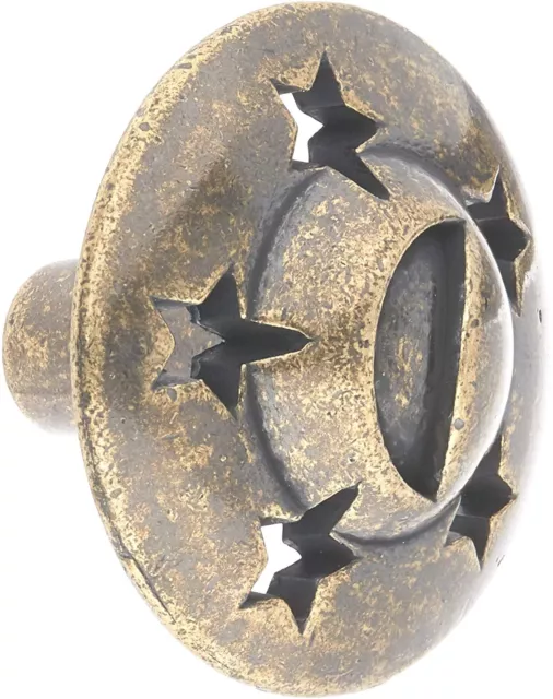 Laurey 13905 1 1/4-Inch Celestials Knob, Antique Brass