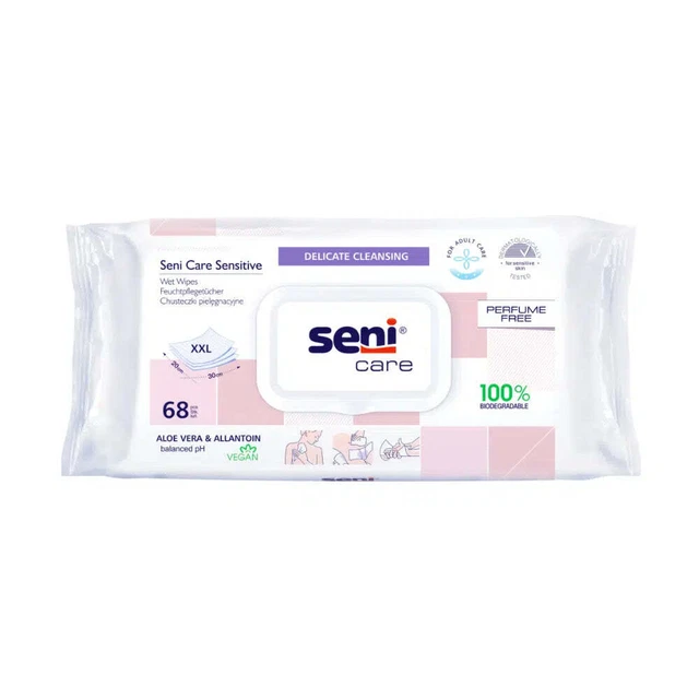 Seni Care Sensitive Feuchttücher - 68 Stück - 5900516422431
