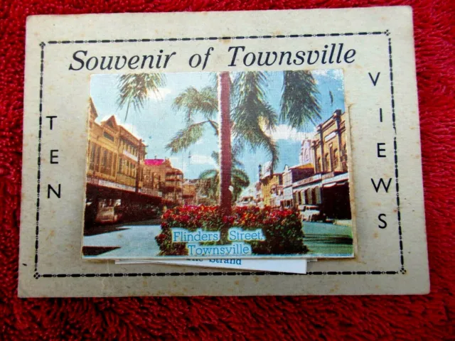 Vintage  Souvenir  Townsville  North Queensland  Colour  View  Folder     [391A]