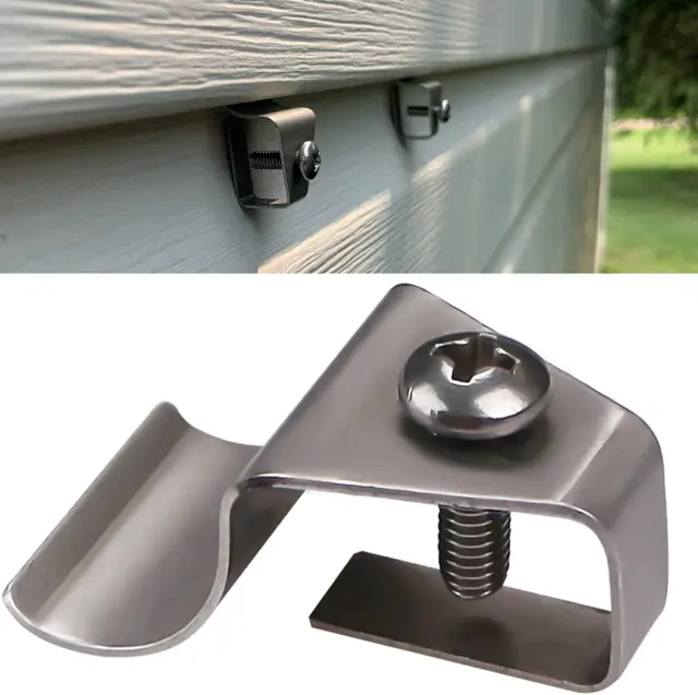 Address Plaques Hanger for Vinyl Siding, No-Hole Needed Outdoor House Number Sig