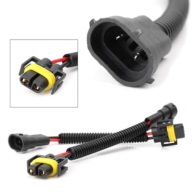 Coppia H11 H8 Connettore presa cablaggio prolunga per faro fendinebbia