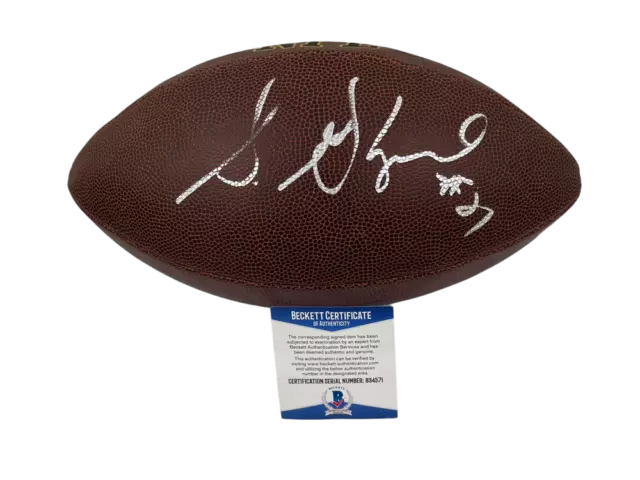 Sterling Shepard Signed Nfl Football New York Giants Autograph Beckett Coa 2