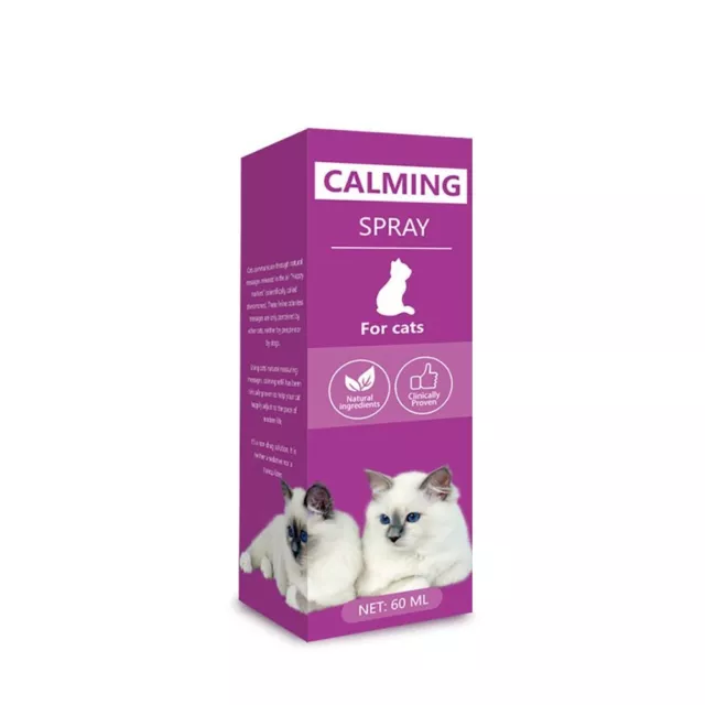 Portable Spray apaisant pour chat 60ml Fournitures pour animaux de compagnie