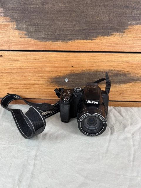 Nikon Coolpix P500 Black 3" LCD CMOS 1080p 36x Wide-Angle 12.1MP Digital Camera