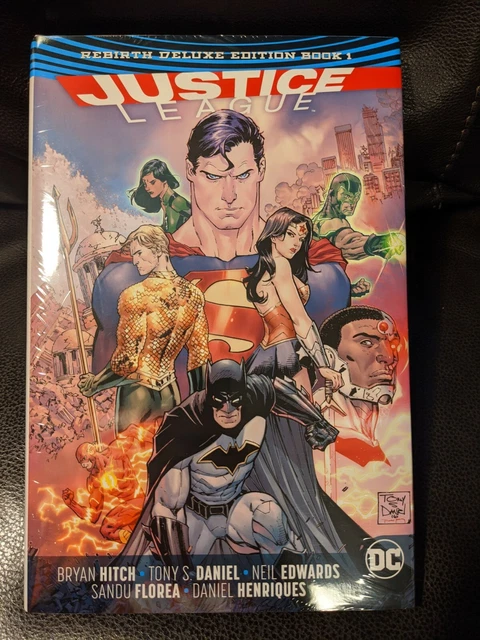 Justice League - Rebirth Deluxe Edition Book 1 - Sealed - DC, HC, Hardcover