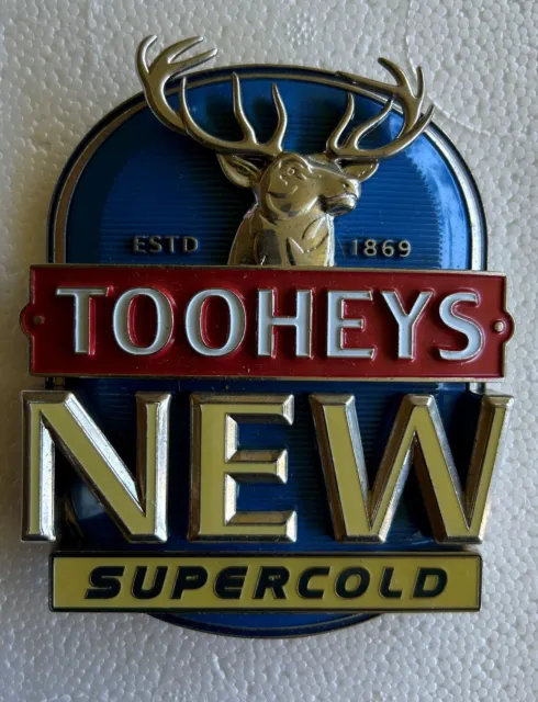 Collectible  Tooheys New Supercold Metal Tap Top Badge