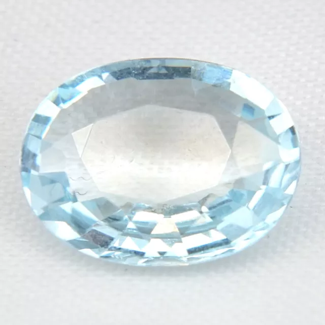 Shola Vrai 3,08 CT Naturelle Aqua Bleu Aigue-Marine Du Brésil