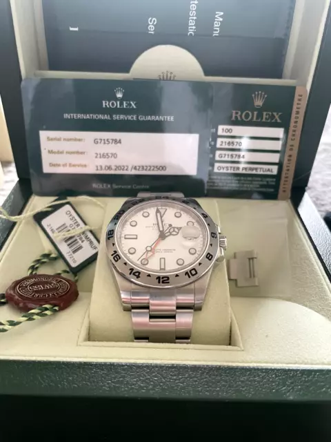 Rolex Explorer 2 Ref.216570 WD - Fullset - LC100 - Revision