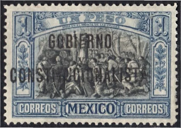 Mexico 277 1914 Government Constitutionalist MH