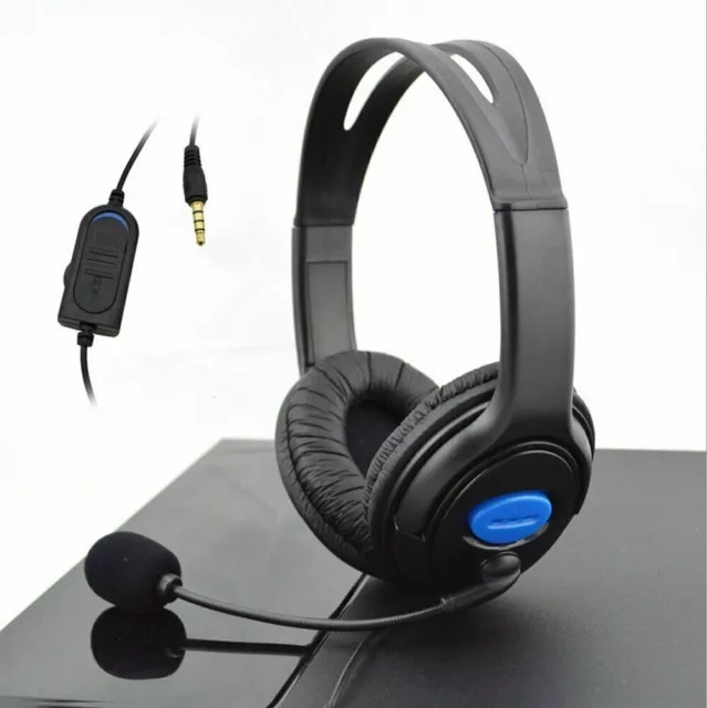 Head Phone with Mic for Laptop/Tablet/Mobile Phones/PS4/Xbox one (Black & Blue)