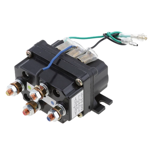Kit Telecomando Verricello 12V 250A - Relè Impermeabile Con 2 Telecomandi Per 521569