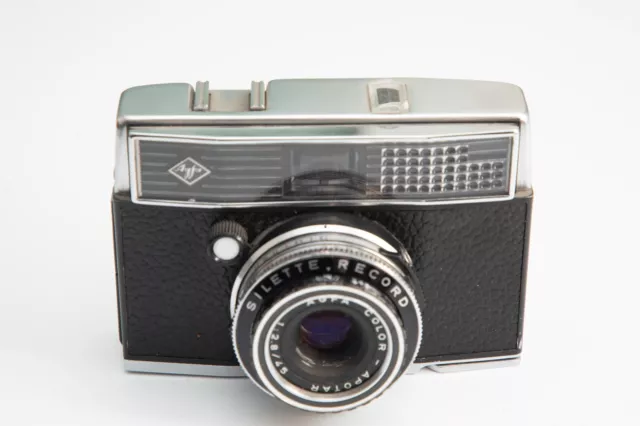 Cámara de Fotos Agfa silette record Analógica 1960 Objetivo 45mm 2 ,824x36 Negro